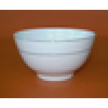 cheap price ceramic footed bowl with gold line